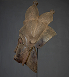 Masque Baoulé de Côte d'Ivoire de 47 cm