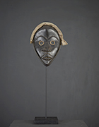Masque Dan de Côte d'Ivoire de 24.5 cm